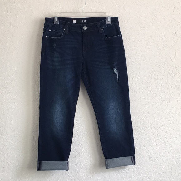 Kut from the Kloth Distressed Boyfriend Jeans - Picture 3 of 4